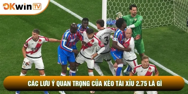 Các lưu ý quan trọng của kèo tài xỉu 2.75 là gì